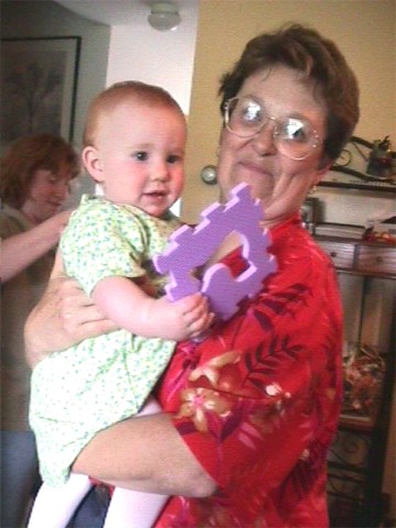 Aislynn and Grandma Peggy